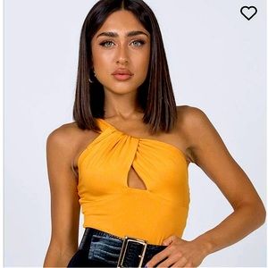 Princess Polly Orange Body Suit